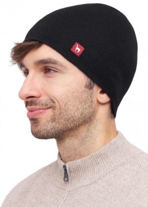 juoda alpaku vilnos kepure